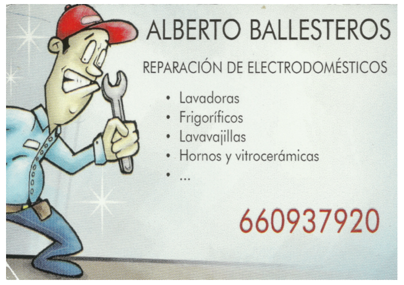 Reparación de Electrodomésticos Alberto Ballesteros